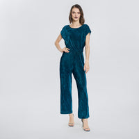 Jumpsuit Velvet (negro/ petroleo)