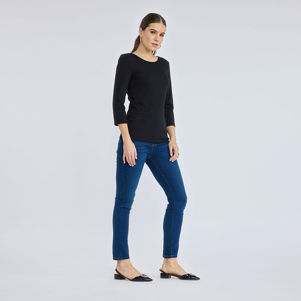 Blusa básica ajustable