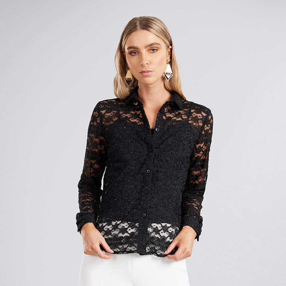 
                      
                        Blusa Shiny Lace
                      
                    