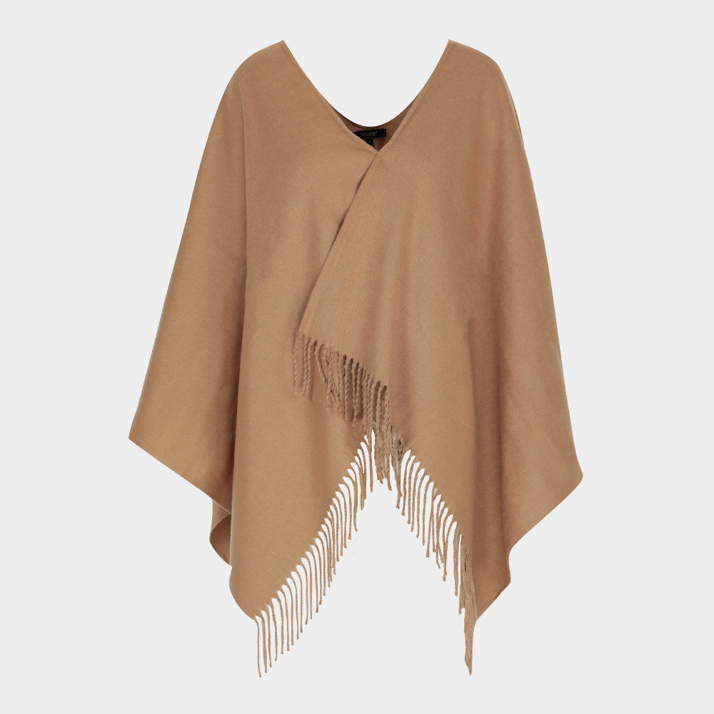 
                      
                        Poncho Tacto Suave Flecos
                      
                    