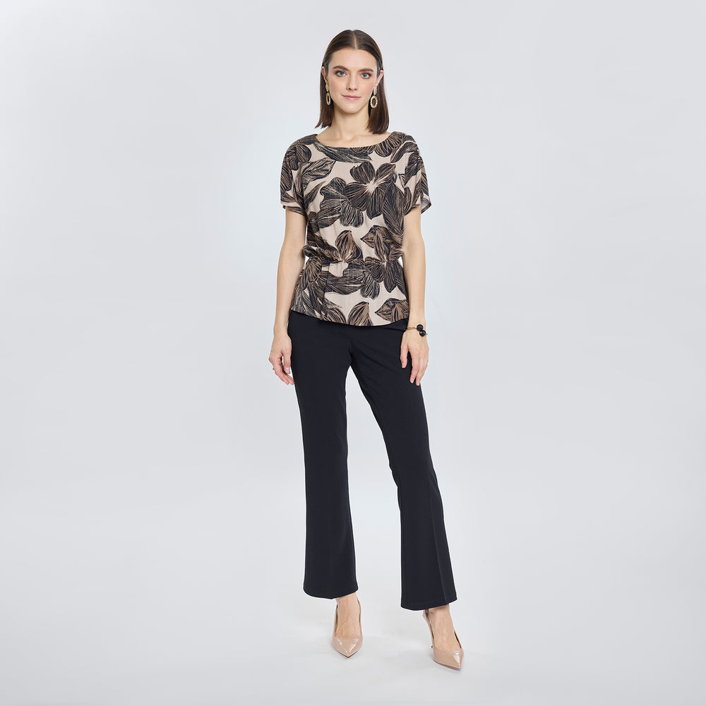 
                      
                        Blusa Estampado Floral Cuello Redondo
                      
                    