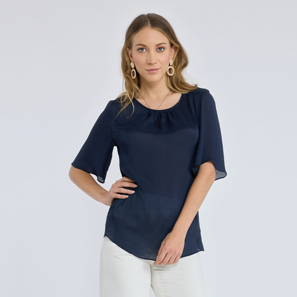 Blusa Blueberry Breeze