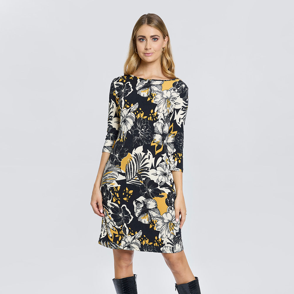 
                      
                        Vestido Goldenrod Floral
                      
                    