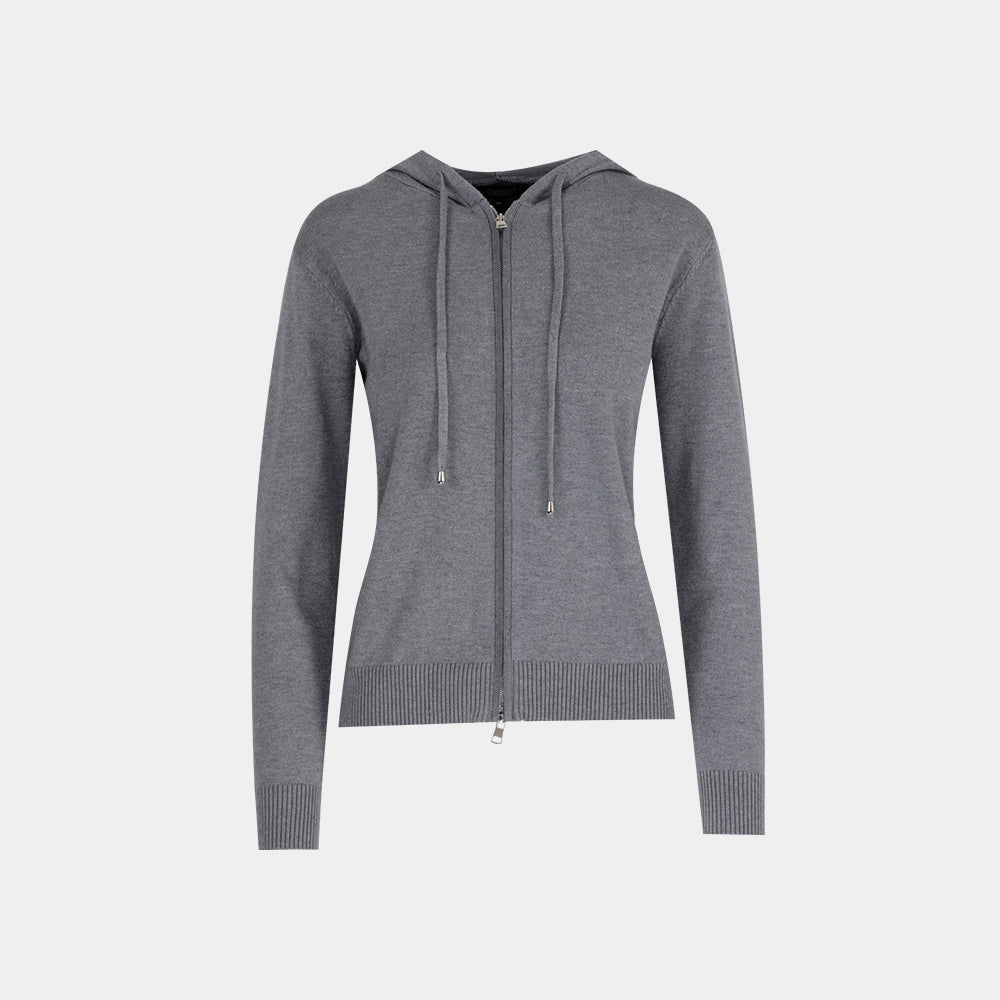 Sudadera blanca con cierre hotsell