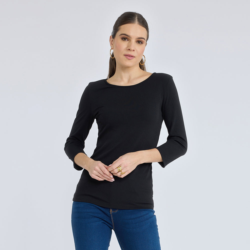 Blusa básica ajustable